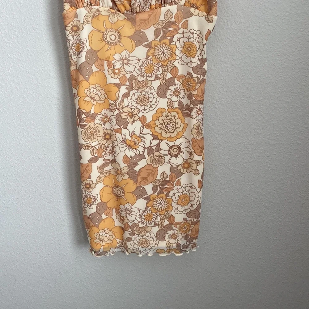 NWOT - FLORAL DRESS - FALL TONES - FOREVER 21 - NEVER WORN / NEW - Picture 4 of 14